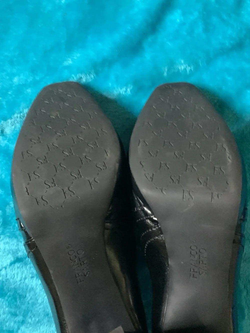 Franco Sarto Men's Black Leather Slip-On Oxfords